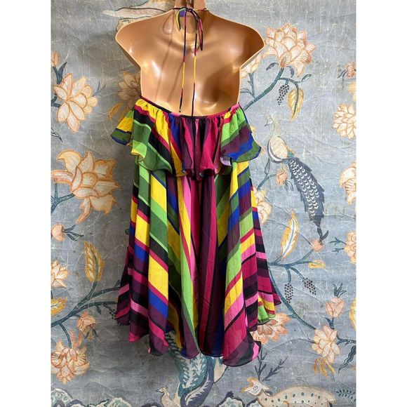 AMUR Multicolor Striped Mini Dress - Picture 9 of 9